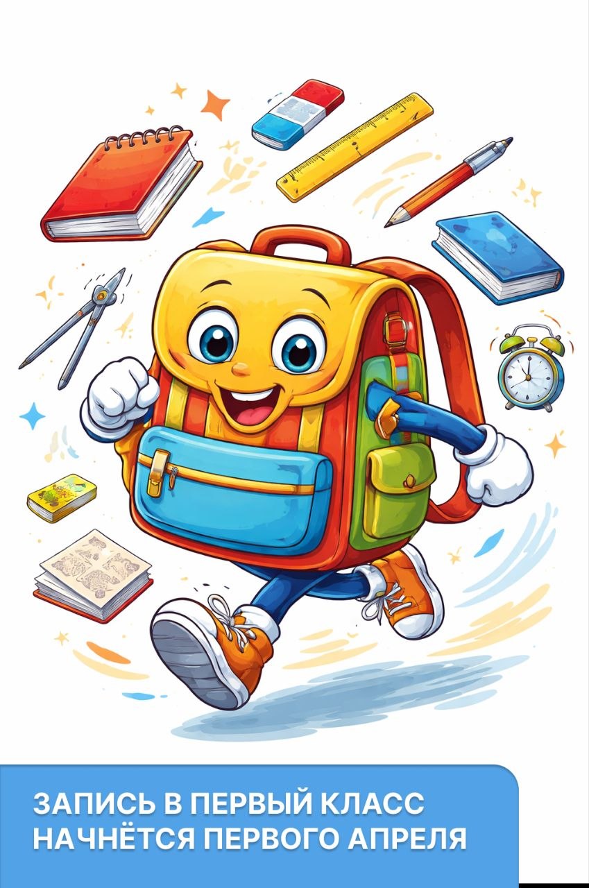 Скоро начинётся приём заявлений в первые классы!