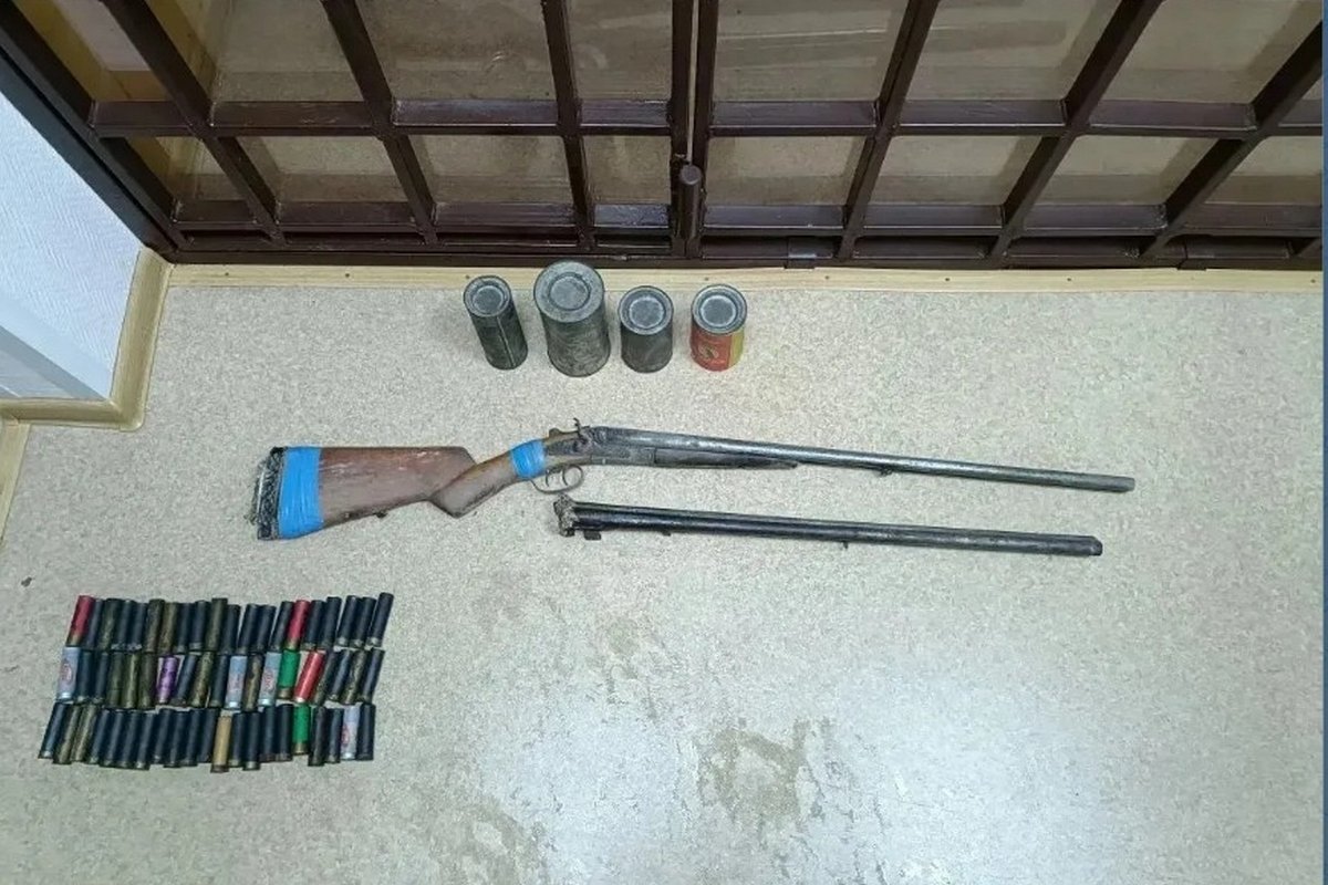 Оружие и боеприпасы хранил у себя 70-летний житель Лесосибирска