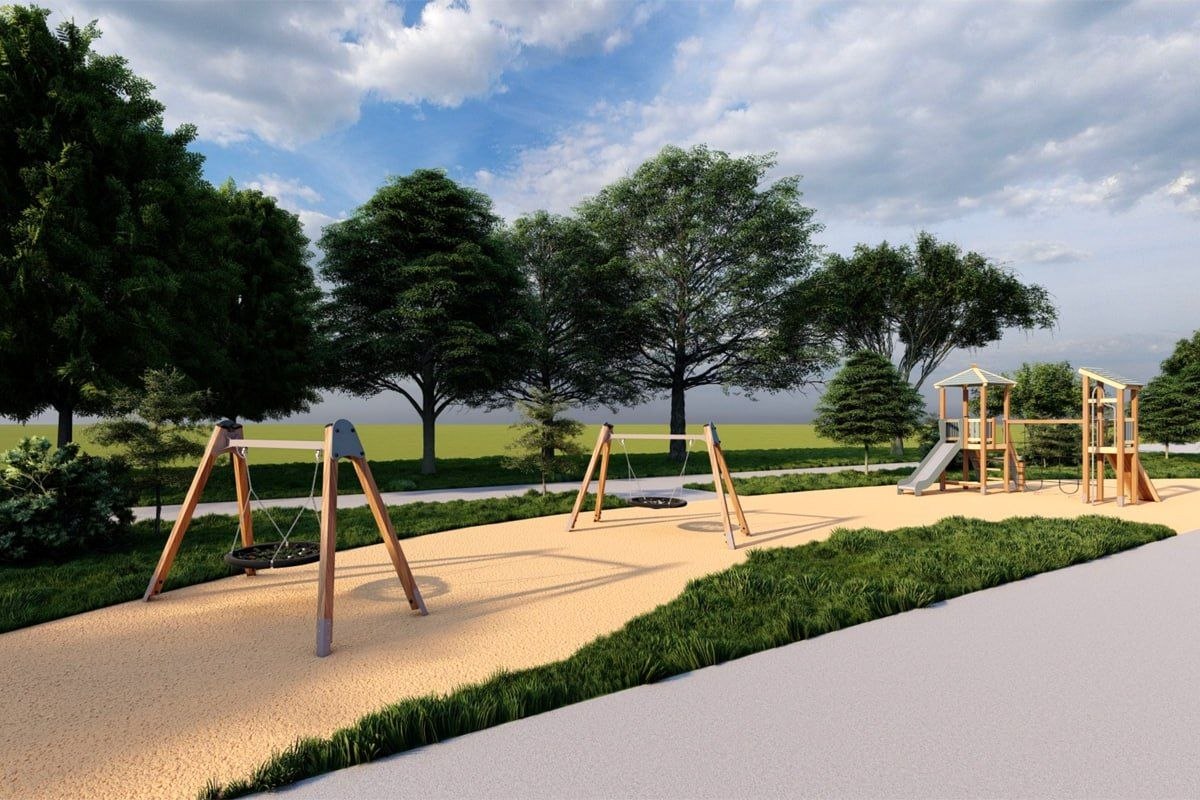 Детский городок, навес и качели: Ярыгинскую набережную благоустроят к 400-летию Красноярска