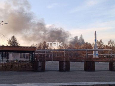 Кадрами дыма делятся красноярцы