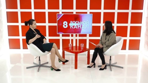 Интервью на 8 канале. Марина Левочко