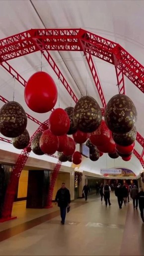 В московском метро — генеральная репетиция Пасхи