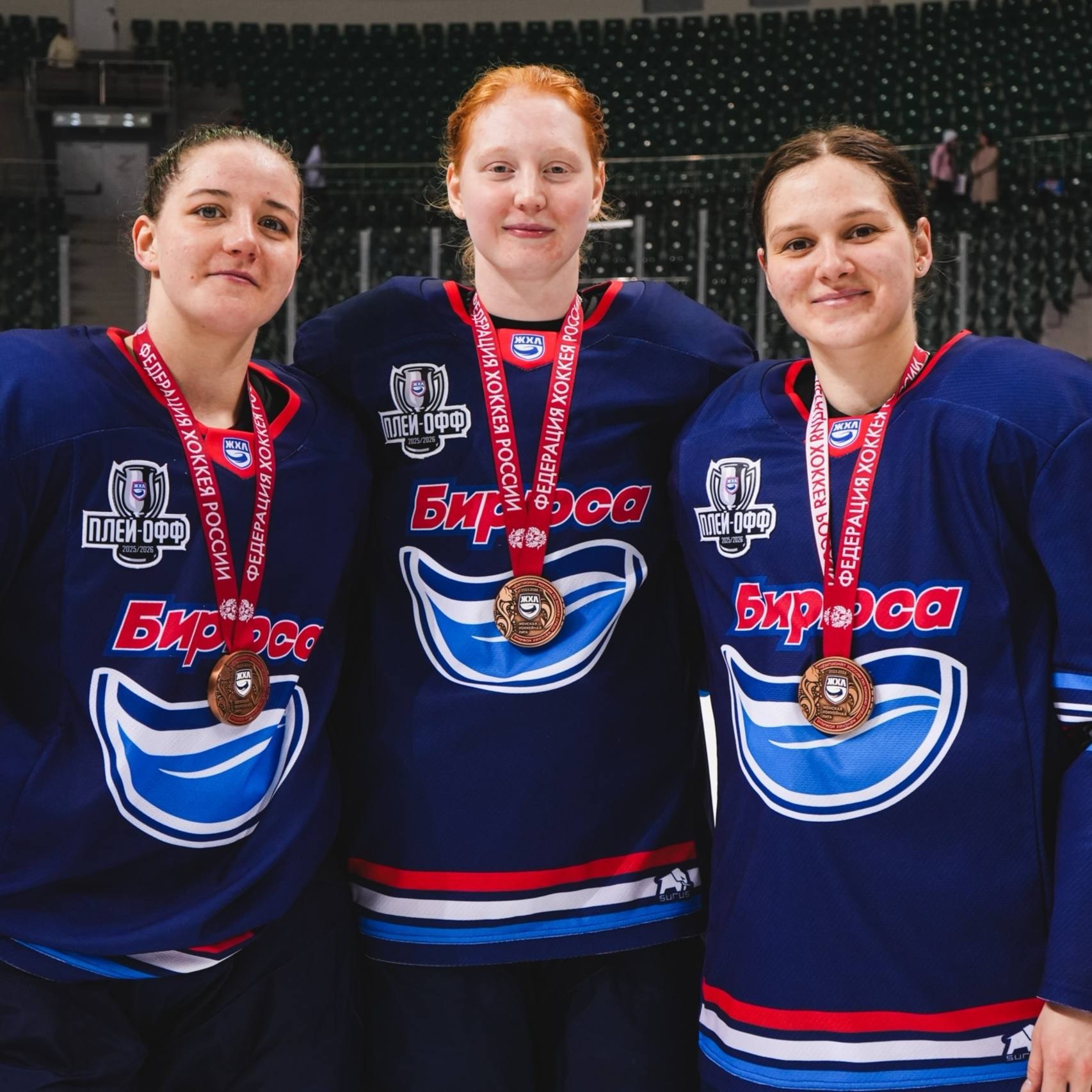 Хоккеистки «Бирюсы» стали бронзовыми призёрами Женской хоккейной лиги Хоккеистки «Бирюсы» стали бронзовыми призёрами Женской хоккейной лиги