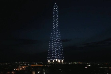 Световое шоу дронов в честь Дня космонавтики покажут в Красноярске