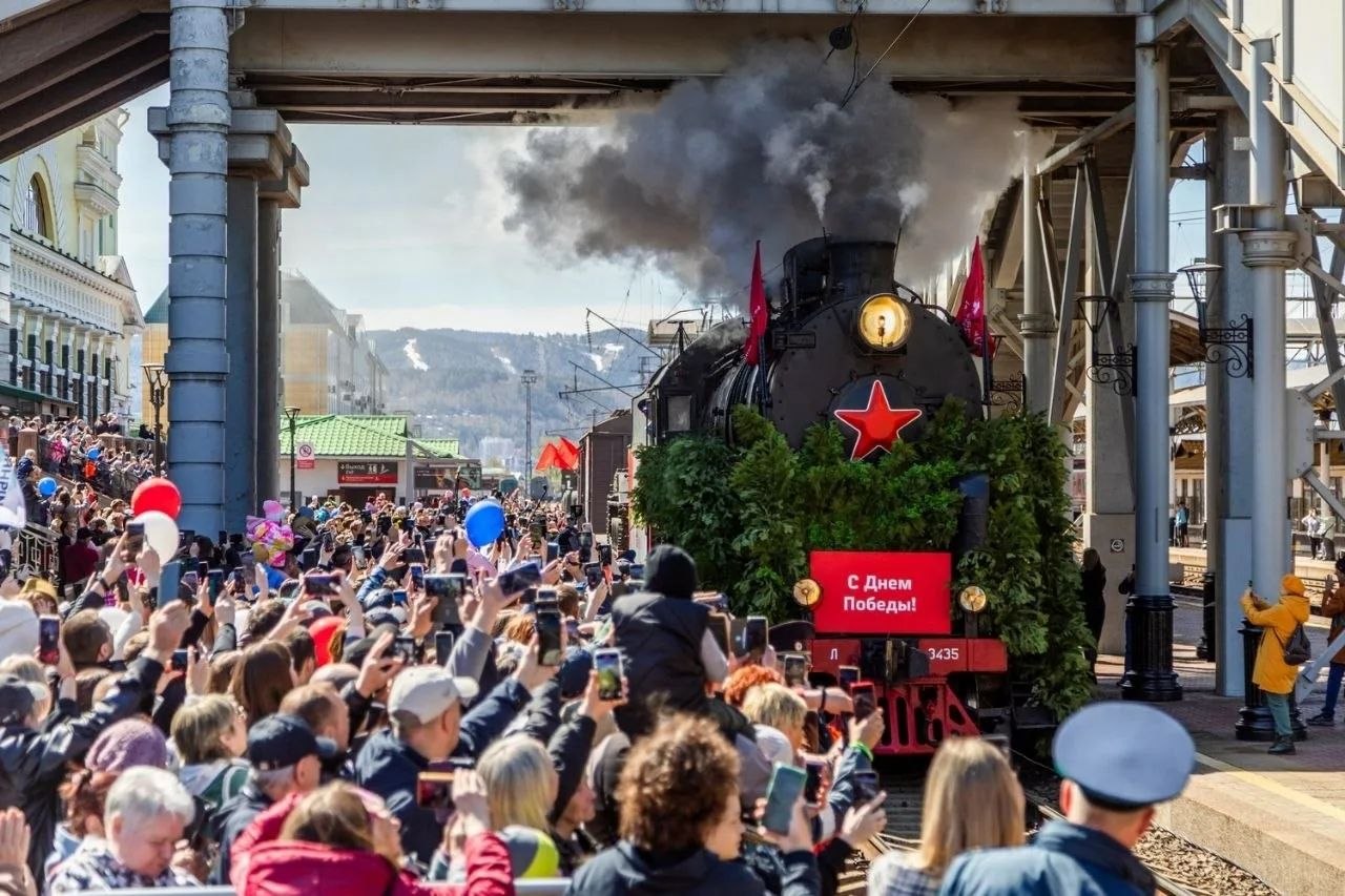 Поезд Победы приедет на 5 станций в Красноярском крае