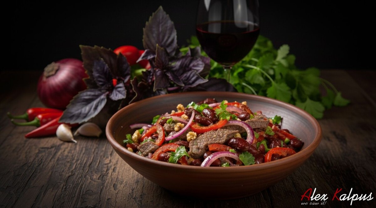Тбилисический салат: гармония вкуса и грузинской традиции