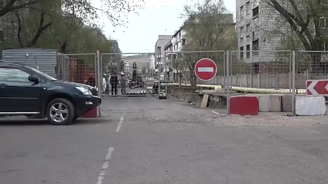 РЕМОНТ НА ПОПЕРЕЧНЫХ УЛИЦАХ ЦЕНТРА КРАСНОЯРСКА