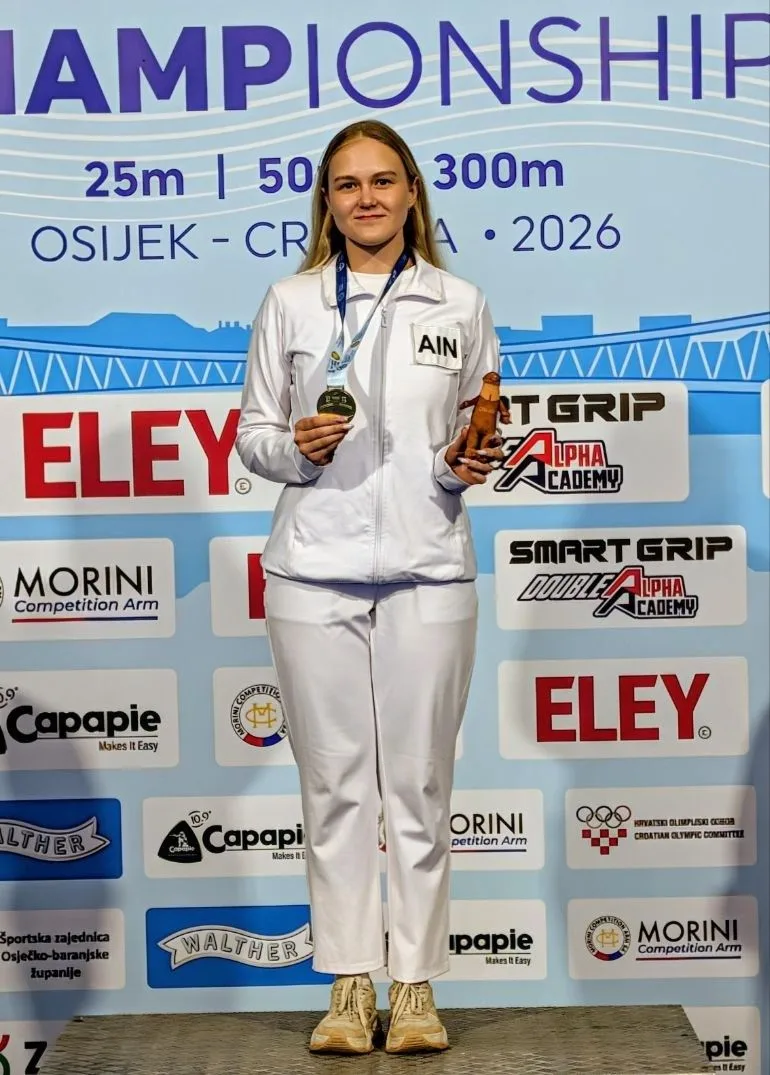 Анна Пельменёва — чемпионка Европы по стрельбе
