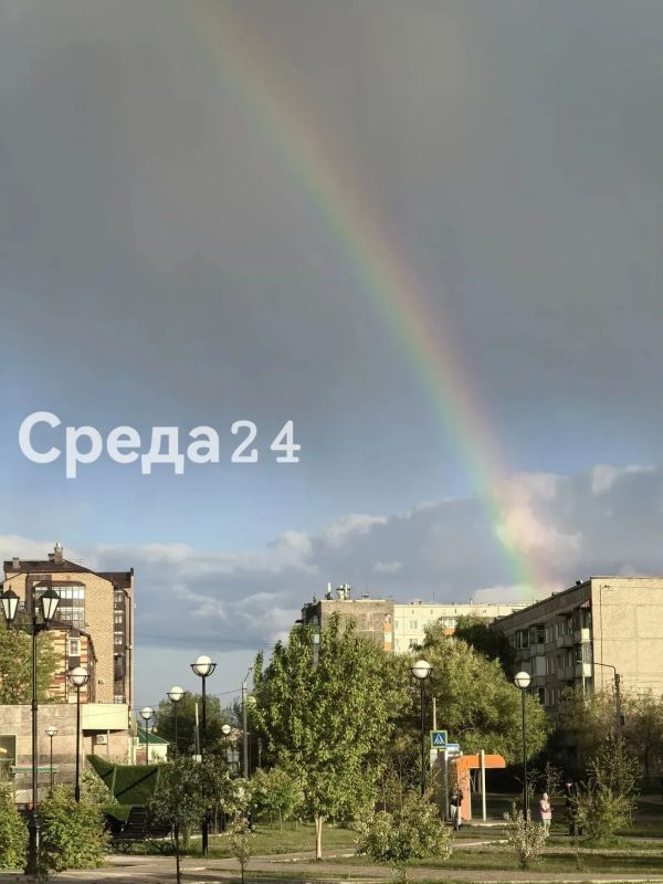 Майская радуга в Минусинске