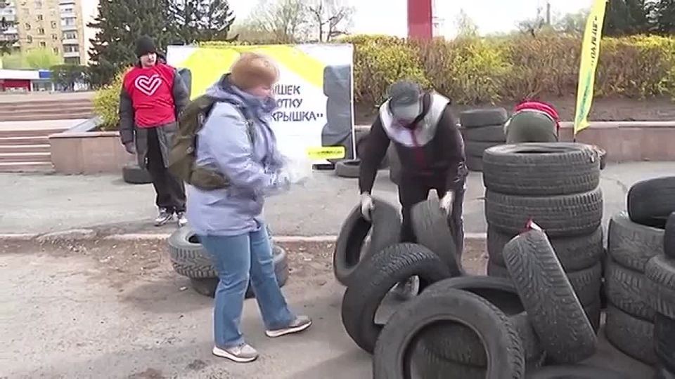 В городах края прошла экологическая акция «Покрышкам крышка»
