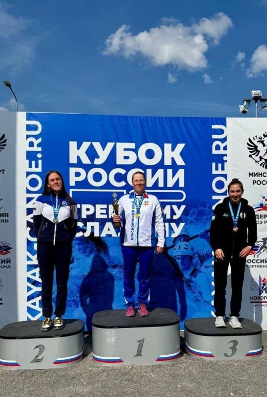 У красноярских спортсменок четыре медали Кубка России по гребному слалому