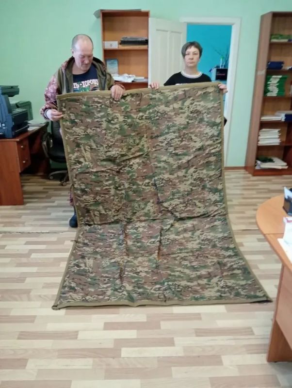 50 маскировочных сетей сплели волонтёры «Берёзки» из Шарыповского округа