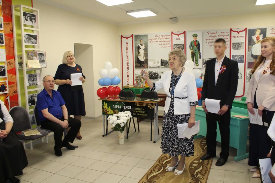 В Канской воспитательной колонии состоялось торжественное открытие «Парты героя» - ветерана Великой Отечественной войны и бывшего директора школы Канской ВК Степана Гавриловича Крючко В Канской воспитательной колонии состоялось торжественное открытие «Парты героя» - ветерана Великой Отечественной войны и бывшего директора школы Канской ВК Степана Гавриловича Крючко