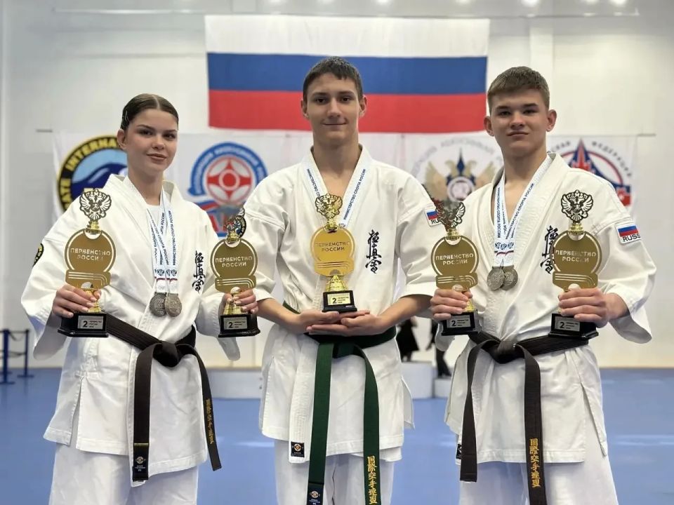 Спортсмены Красноярского края – призеры первенства России по киокусинкай