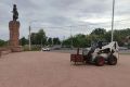 Еще 14 пальм переехали на улицу в Красноярске