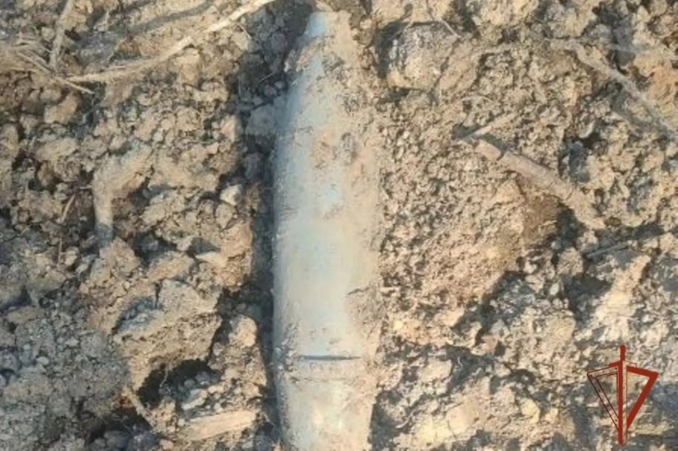 В деревне Каменке под Красноярском обнаружили неразорвавшийся снаряд