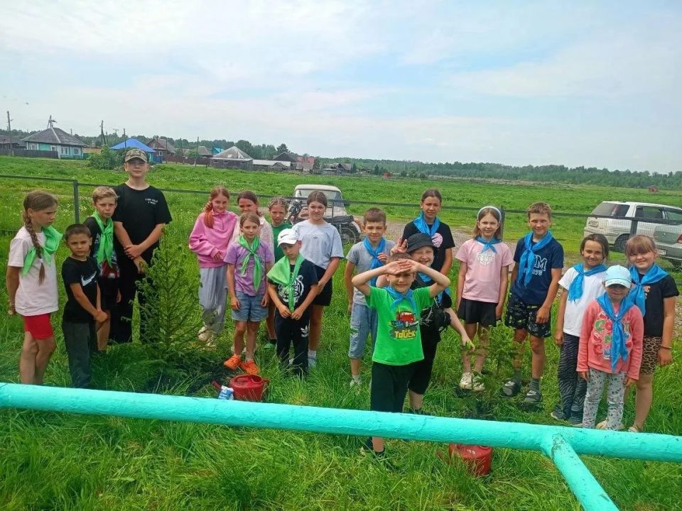 В пришкольном лагере Нижнекужебарской школы Каратузского округа прошёл день экологии