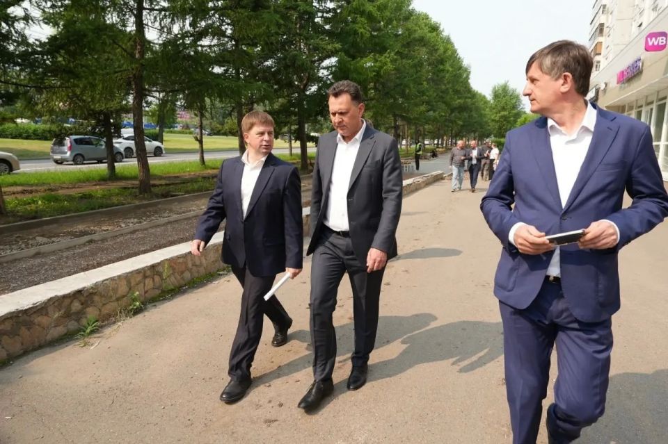 Глава Красноярска Сергей Верещагин поручил ускорить благоустройство Копылова Глава Красноярска Сергей Верещагин поручил ускорить благоустройство Копылова
