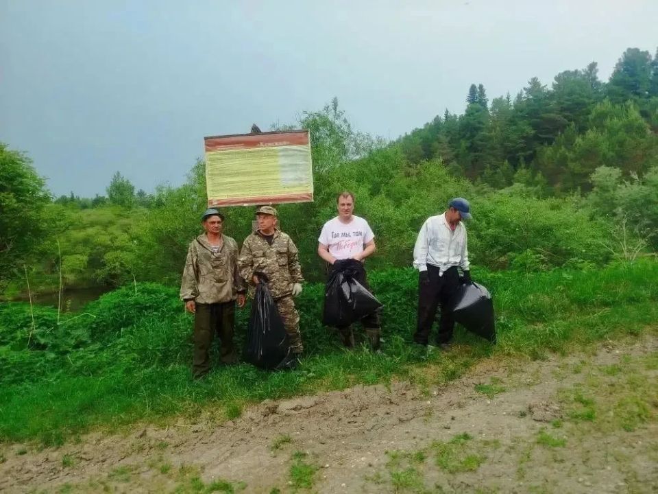 В Казачинско-Пировском округе прошла уборка берегов В Казачинско-Пировском округе прошла уборка берегов