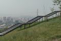 Красноярск накрыло дымом от лесных пожаров