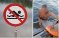 19 июня спасатели заметили на реке Кан мужчину, у которого практически не было сил доплыть до берега
