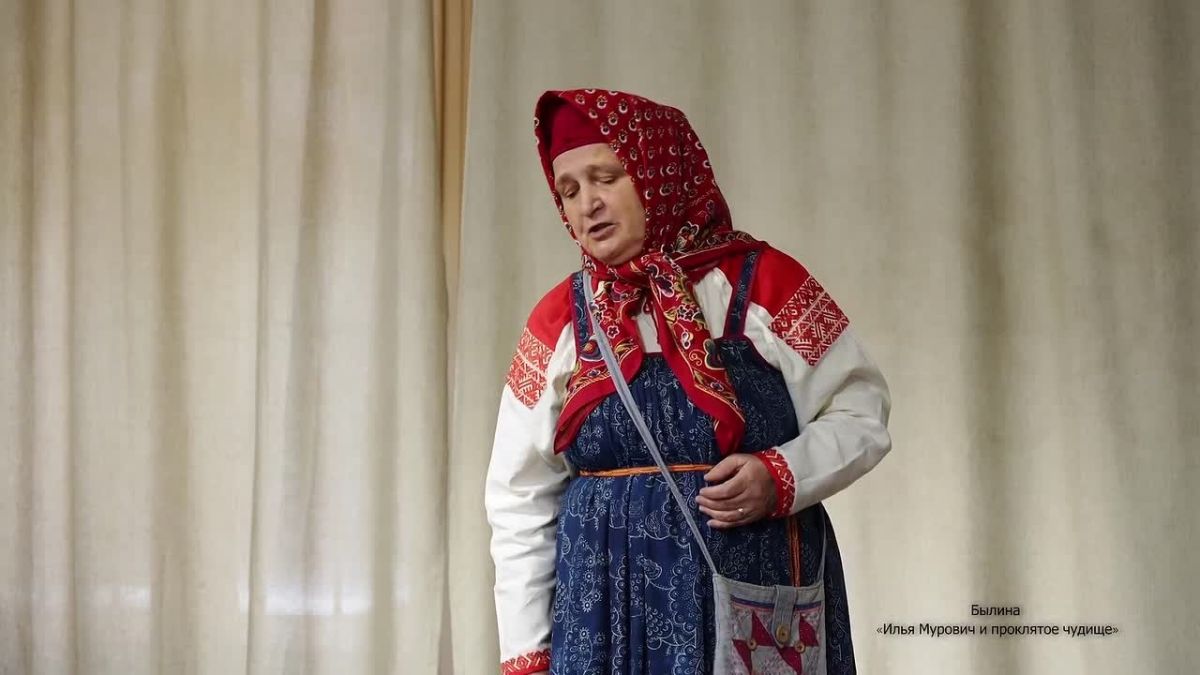 Красноярск посетила сказительница с Русского Севера