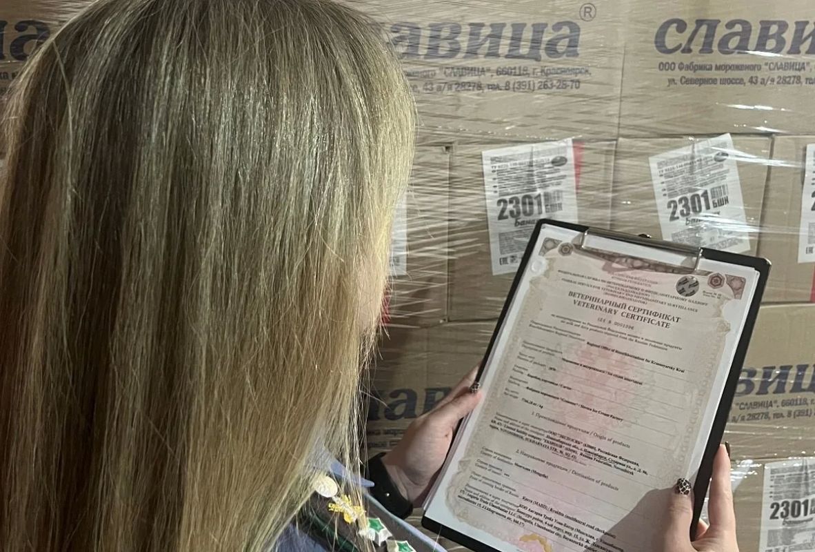 В Монголию отправили семь тонн красноярского мороженого