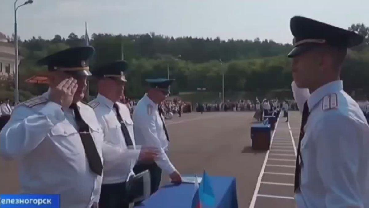 В Сибирской пожарно-спасательной академии МЧС прошёл выпускной