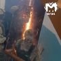 Мужик с тесаком напал на полицейских во время задержания за драку с эвакуаторщиком в Назарово