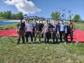 Управление зеленого строительства восстановило легендарную надпись «Россия» на Караульной горе при содействии сотрудников МУ МВД России «Красноярское» и коллег из других ведомств
