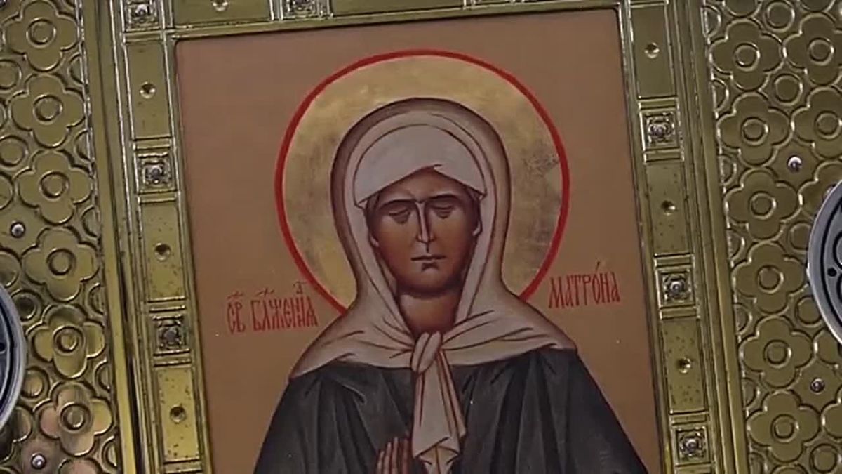 МОЩИ БЛАЖЕННОЙ МАТРОНЫ МОСКОВСКОЙ ПРИВЕЗЛИ В КРАСНОЯРСК