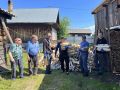 Осужденные без изоляции от общества, состоящие на учете Иланского МФ УИИ ГУФСИН, оказали помощь ветерану – бывшему малолетнему узнику фашистского концлагеря
