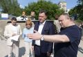 Более полкилометра новой набережной появится у Октябрьского моста на правобережье