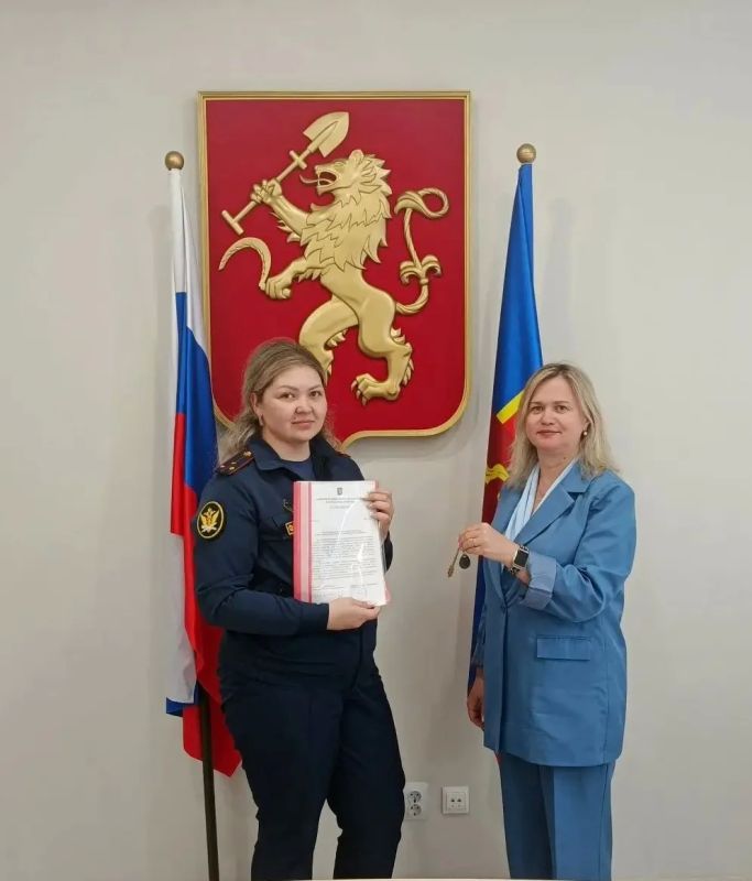 Заместитель начальника ИУФИЦ №2 ИК-31 получила служебное жилье в Советском районе г. Красноярска
