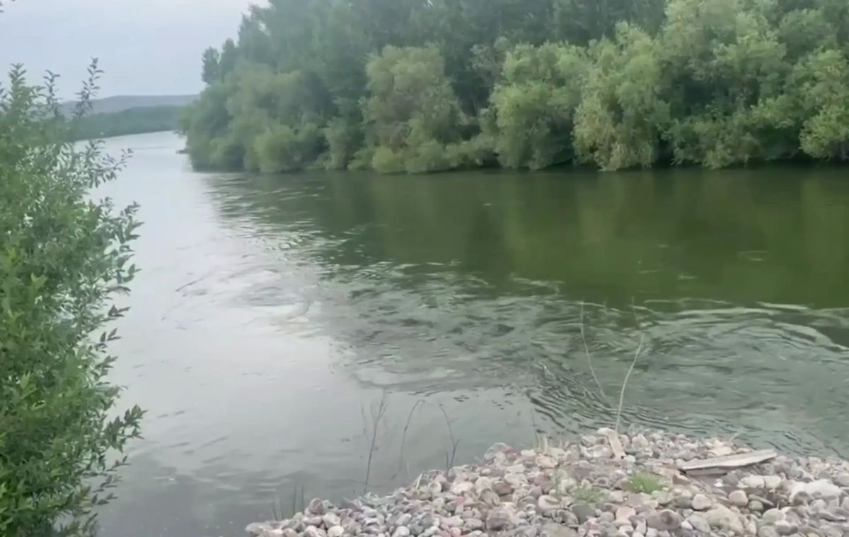 30 км берега обследовали за ночь в поисках пропавших девочек в Туве