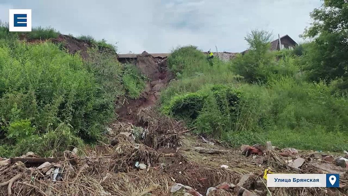Красноярск затопило после затяжного ливня