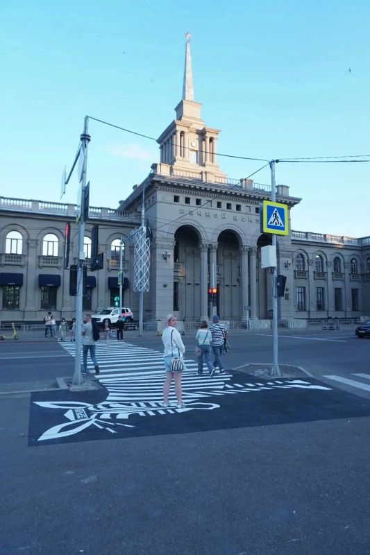 В Красноярске замечены зебры В Красноярске замечены зебры