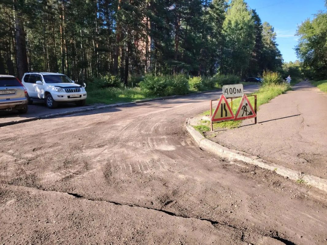 Проезды к школам Железногорска будут готовы к середине августа Проезды к школам Железногорска будут готовы к середине августа