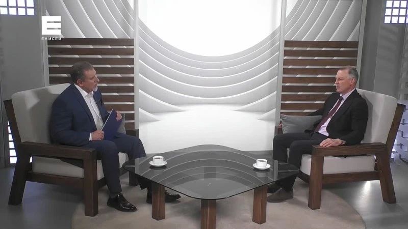 Интервью министра экологии Красноярского края Владимира Часовитина на телеканале Енисей: