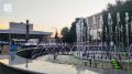 Фонтаны станцуют под фолк сегодня на Театральной площади Красноярска