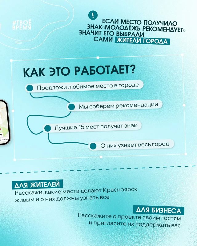 Красноярцам предлагают выбрать лучшие места города К