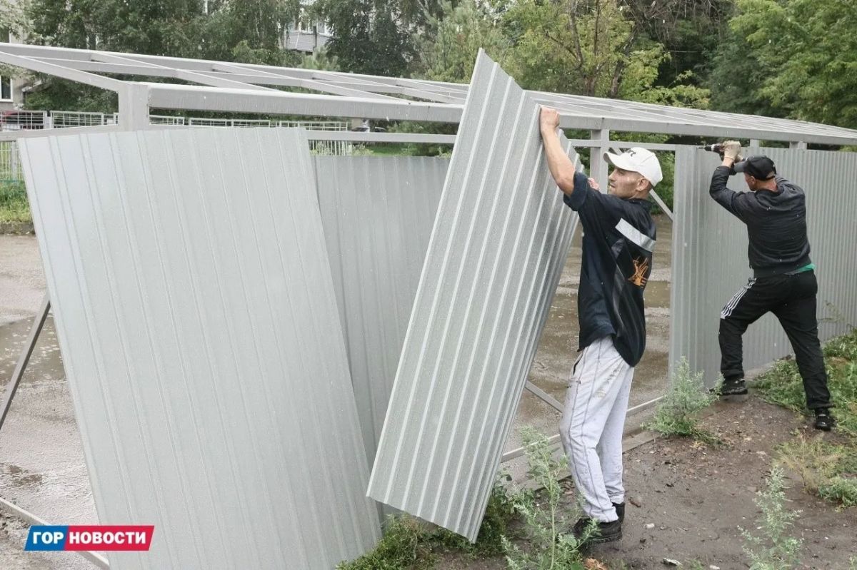 В Красноярске начали строить новые контейнерные площадки В Красноярске начали строить новые контейнерные площадки