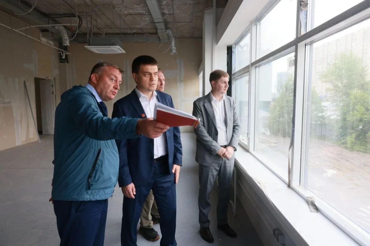 Михаил Котюков: Проверил, как продвигается строительство нового спортивного центра, где будет базироваться Академия баскетбола Михаил Котюков: Проверил, как продвигается строительство нового спортивного центра, где будет базироваться Академия баскетбола