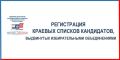 На 31 июля в Избирательную комиссию края представили документы для регистрации краевого списка кандидатов семь из восьми избирательных объединений, выдвинувших списки кандидатов на выборах депутатов Законодательного Собрания...