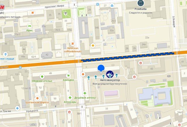 С 09:00 8 августа до 18:00 20 сентября в центре Красноярска изменится схема движения на улице Карла Маркса