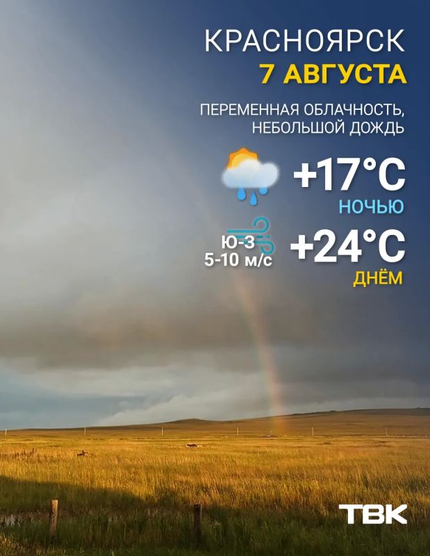 Погода на 7 августа