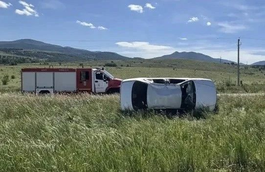 В дорожной аварии на трассе Хакасии погиб водитель