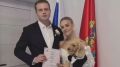 В Красноярске участниками свадебных церемоний всё чаще становятся домашние питомцы