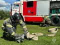 В Канске прошли соревнования по пожарно-строевой подготовке