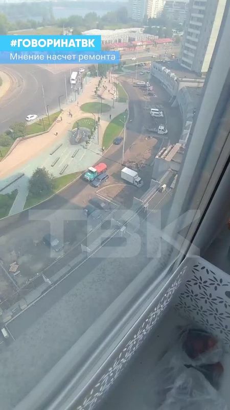 Красноярка высказалась о ремонте дороги на Предмостной площади